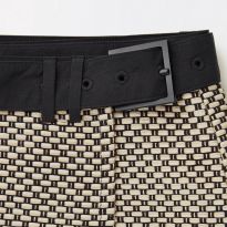 Beige Sp At Iron Belt/Skirt Raffia