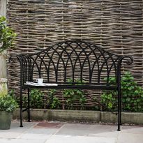 Coleshill Outdoor Bench Noir