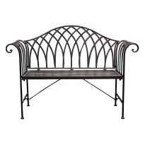 Coleshill Outdoor Bench Noir