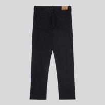 Black Tapered Stretch Jeans