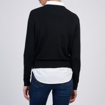 Black Crew Neck Jumper