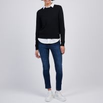 Black Crew Neck Jumper