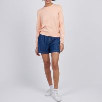 Orange Crew Neck Jumper