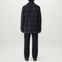 Grey Milford Wool Blend Peacoat