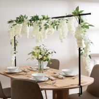 White Premium Wisteria Garland, 170cm