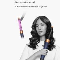 SAVE £110 Refurbished Dyson Airwrap Complete Long Volumise Multi-Styler & Dryer - Prussian Blue & Rich Copper 