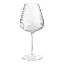 Set of 2 Vera Wang Swirl White Wine Glasses
