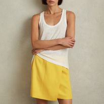 【海外限定】REISSスカート☆Yellow Cleo Cross-Over Mini Skirt Buy Reiss Yellow Cleo Cross-Over Mini Skirt from Next USA