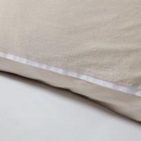 Helsinki Washed Cotton Duvet Cover - Natural - King