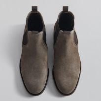 Men's Stone Langley Suede Chelsea Boots