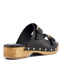 Women's Black Juniper Clog Sandals