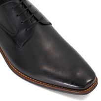 Men's Black Stoney Derby Shoes