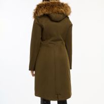 Dark Khaki Anya Waterproof Riding Coat  