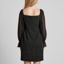 Black Sequin Mini Dress
