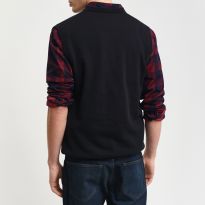 Black Classic Cotton Sweater Slipover Vest