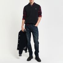 Black Classic Cotton Sweater Slipover Vest