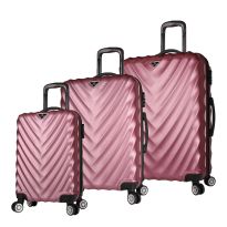 Rose Gold Suitcase Set (3 Pieces)
