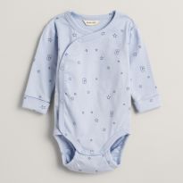 Powder Blue Star & G Printed Bodysuit