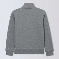 Slate Marl Shield Half Zip Sweatshirt