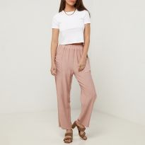 Rose Stripe Linen Trousers