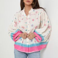 Rose Oversized Linen Shirt