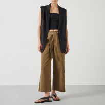 Khaki Annie Ankle Grazer Trousers