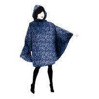 Navy Blue Adults Rain Poncho