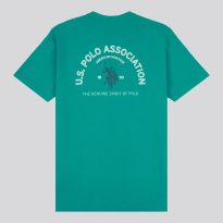 Green Graphic Print Cotton T-shirt