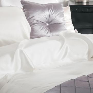 Belledorm Mulberry Silk Flat Sheet,Kingsize Ivory