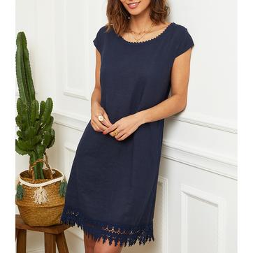 chinese dress ladies Lindsey Dress- Ocean Blue  BuddyLove Clothing Label