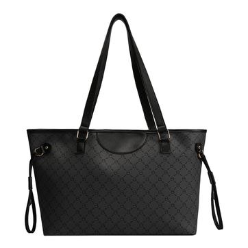 Grey/Black Tote Bag