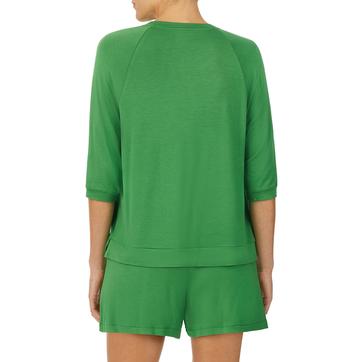 Green Pullover Top and Boxer Set