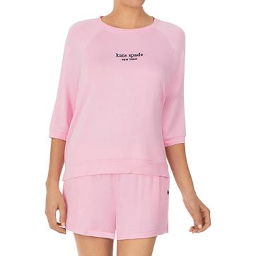 Pink Strawberry Shake Pullover Top and Boxer Set