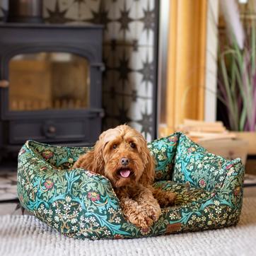 Blackthorn Print Square Bed, Small