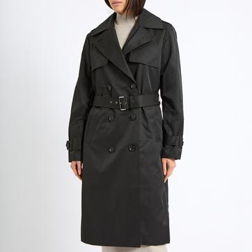 Black Belted Trench Coat