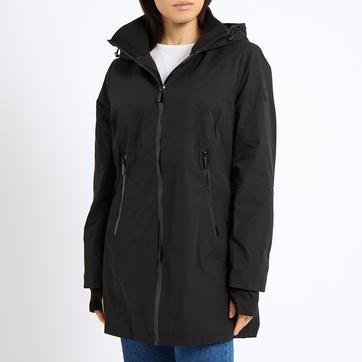 Black SoftShell Quilted Coat