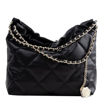 Black Vince Camuto Milan Shoulder Bag