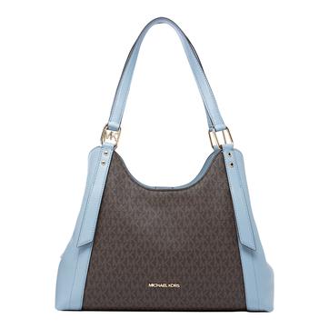 Pale Blue Arlo Large Shoulder Bag
