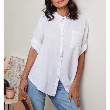 White Linen Shirt