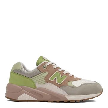 Unisex Cream/Green Multi 580 Trainers