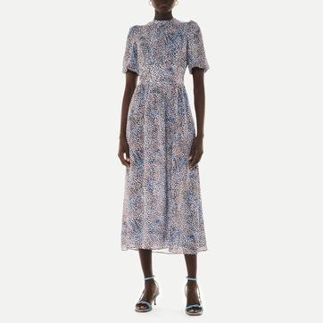 Blue/Multi Ink Spot Blair Dress