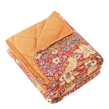 Strawberry Thief Pet Blanket Red, 150cm x 100cm