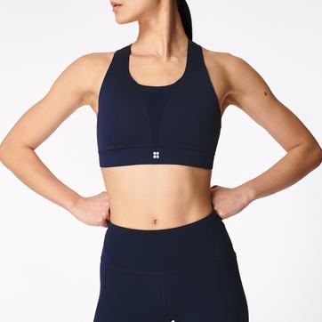 Power Icon Running Bra - Grey SB Slot Print