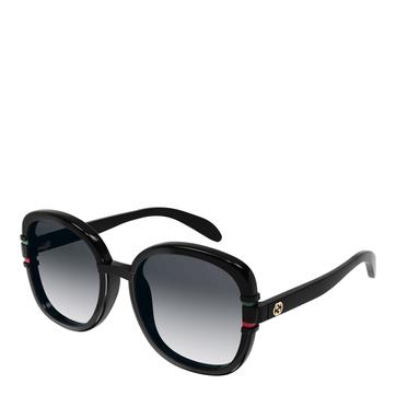 Women's Black/Grey Gucci Sunglasses 57mm