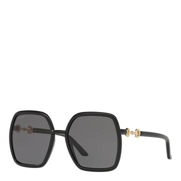 Women's Black/Grey Gucci Sunglasses 55mm