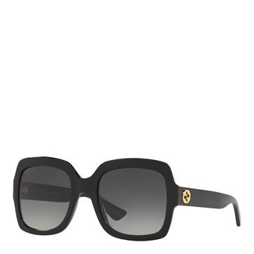 Women's Black/Grey Gucci Sunglasses 54mm