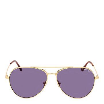 Women's Tom Ford Gold Sunglasses 62mm