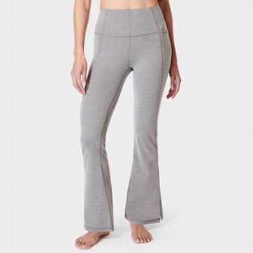Medium Grey Marl Super Soft Flare Trousers