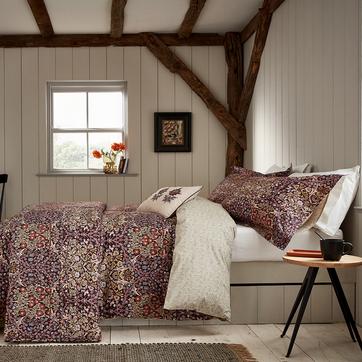 Blackthorn Superking Duvet Cover Set, Damson