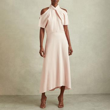 Nude Andressa Short Sleeve Dress